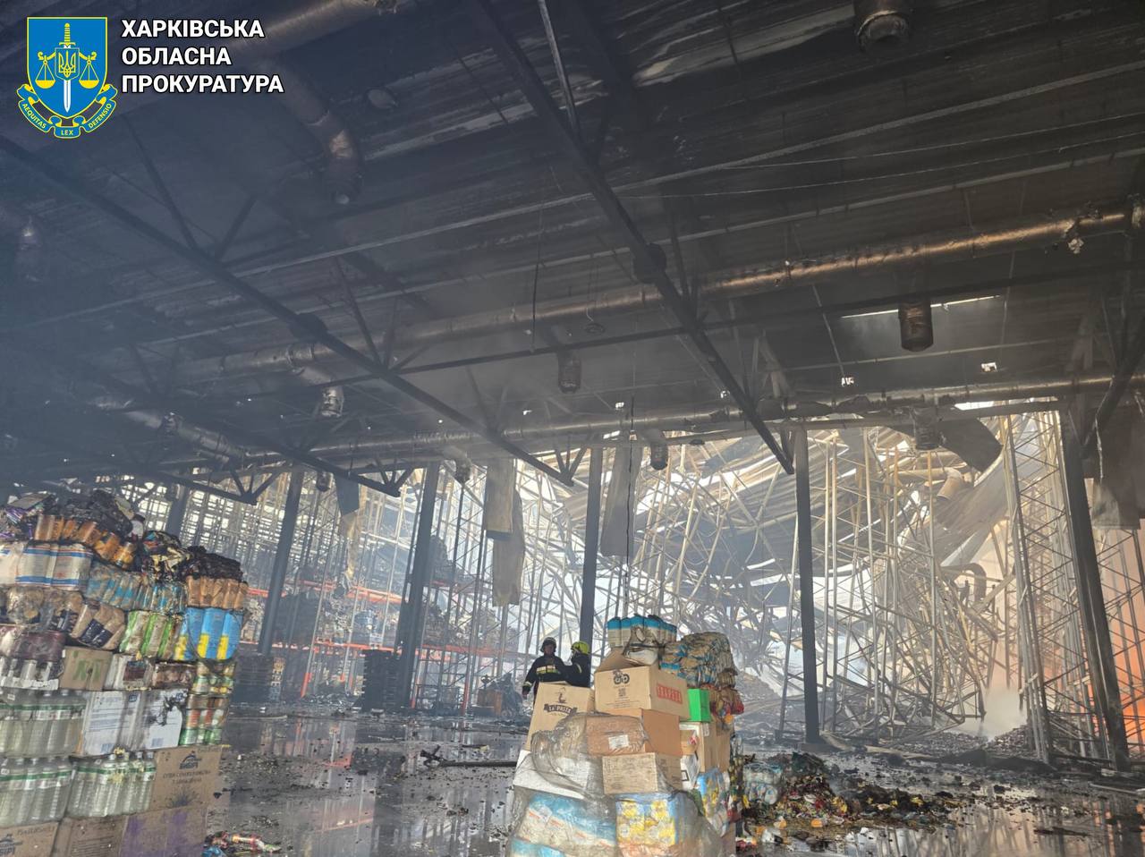У прокуратурі показали наслдіки ворожого удару по передмістю Харкова